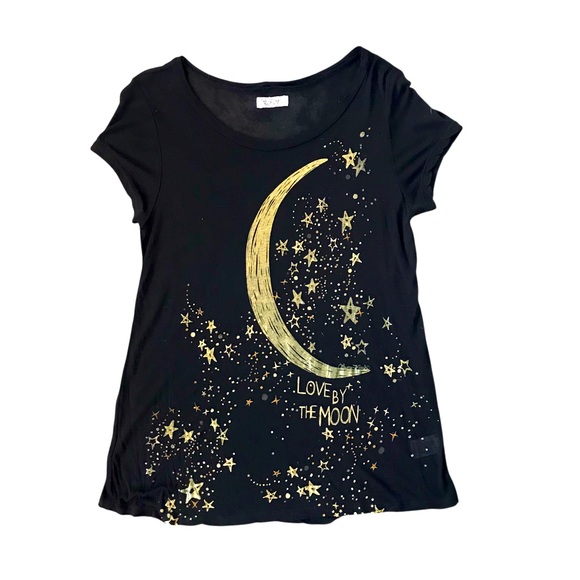 🆕 Lauren Moshi Love by the Moon Metallic Top - Picture 2 of 4